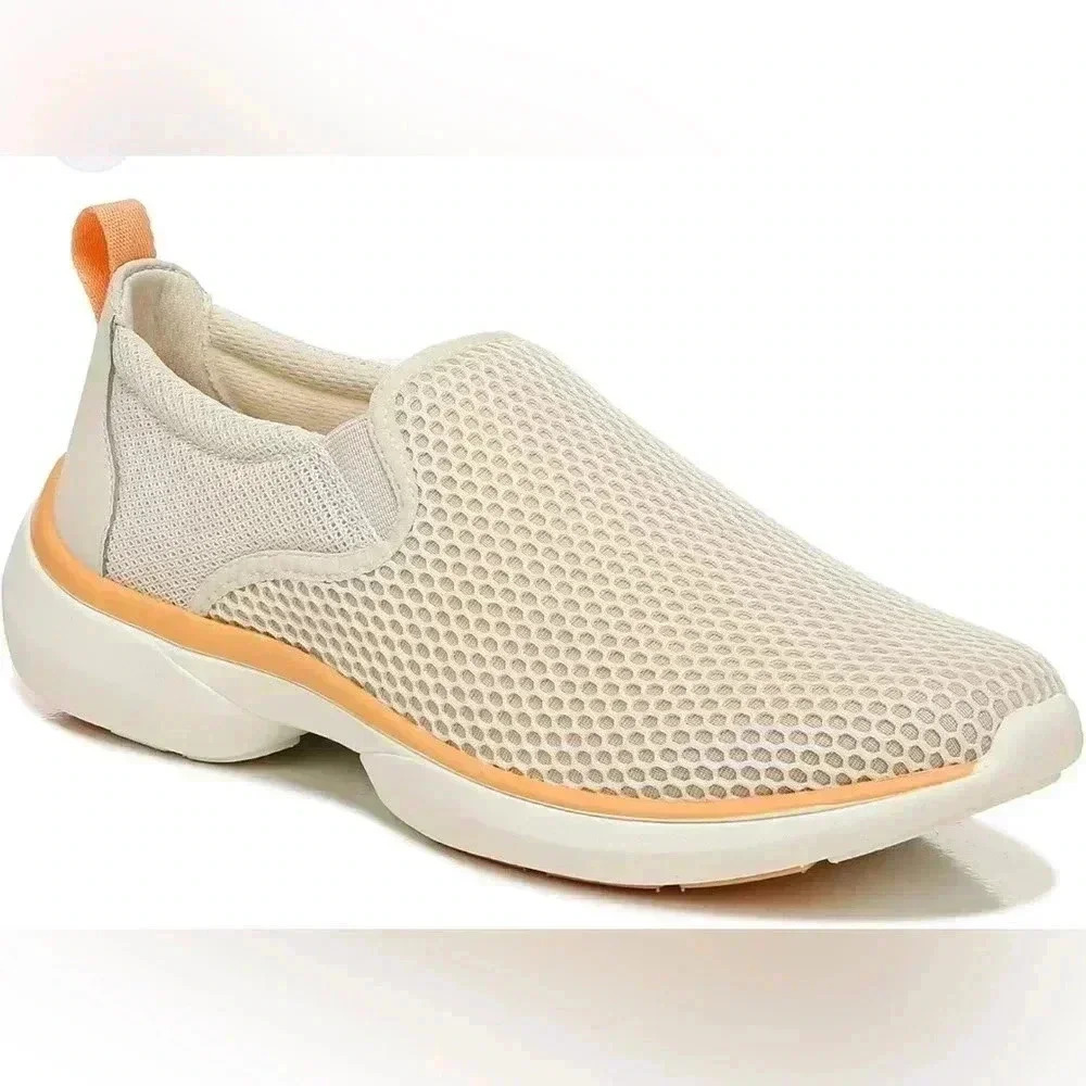 Vionic Women's Vortex Zeta Active Sneakers Cream-Apricot 7.5 Wide